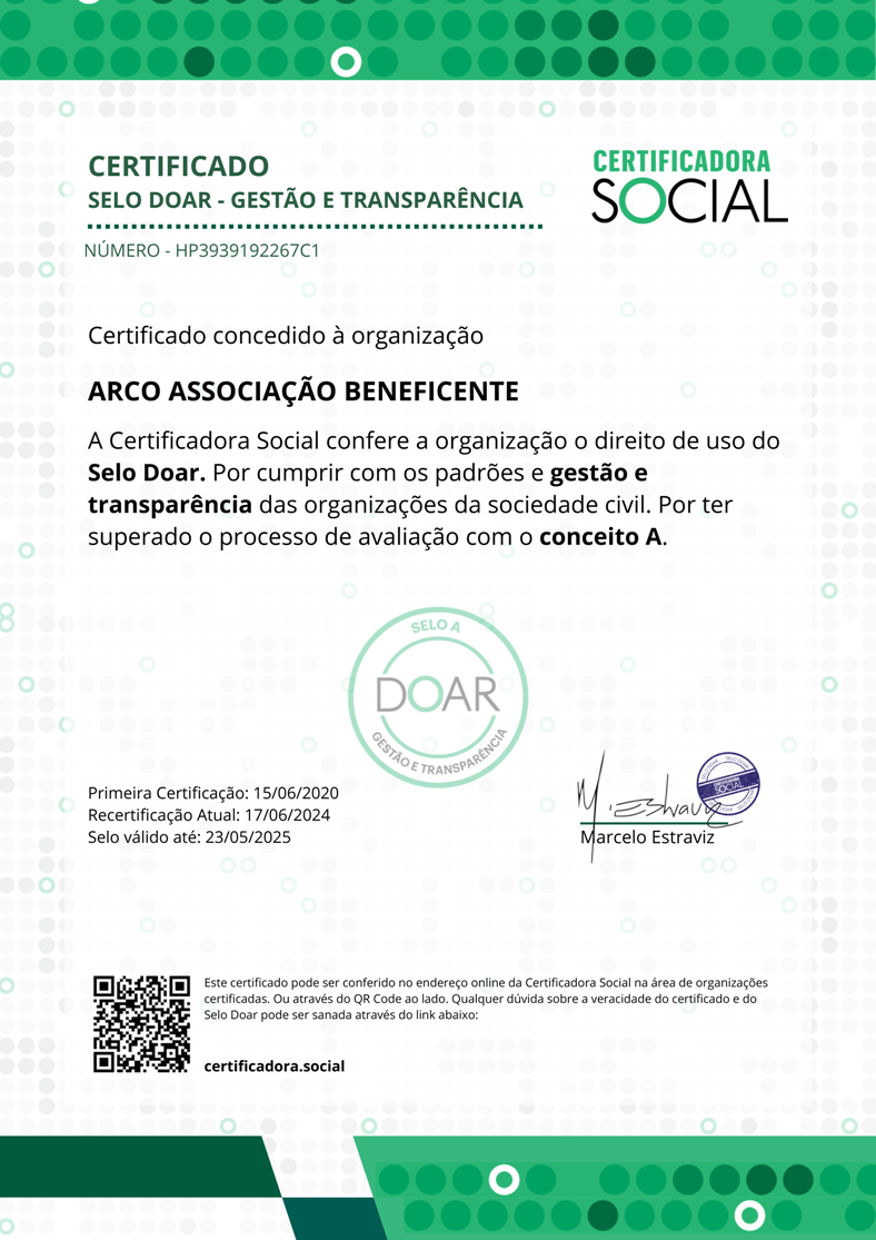 Certificado DOAR